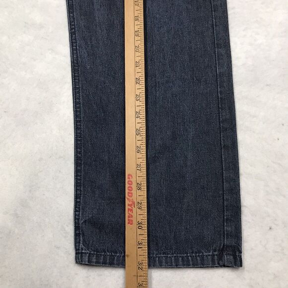 HUGO BOSS Select Alabama Jean Men 36x32 Relaxed Straight Dark Wash Italy - Picture 12 of 14